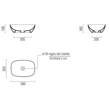 Раковина-чаша GSI Nubes 50 978411 Белая