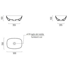 Раковина-чаша GSI Nubes 50 978411 Белая