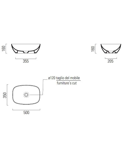 Раковина-чаша GSI Nubes 50 978411 Белая