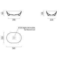 Раковина-чаша GSI Pura 50 886011 Белая
