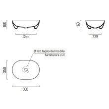Раковина-чаша GSI Pura 50 886011 Белая