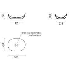 Раковина-чаша GSI Pura 50 886011 Белая