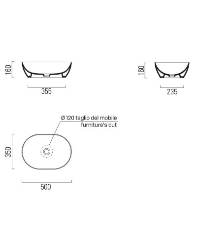 Раковина-чаша GSI Pura 50 886011 Белая