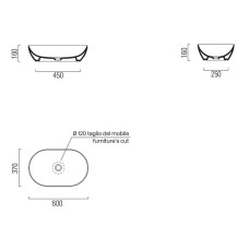 Раковина-чаша GSI Pura 60 883411 Белая
