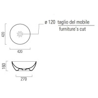 Раковина-чаша GSI Pura 42 885111 Белая