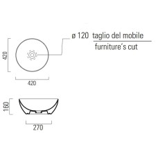 Раковина-чаша GSI Pura 42 885111 Белая