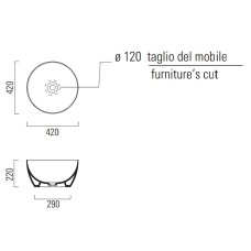 Раковина-чаша GSI Pura 42 885211 Белая