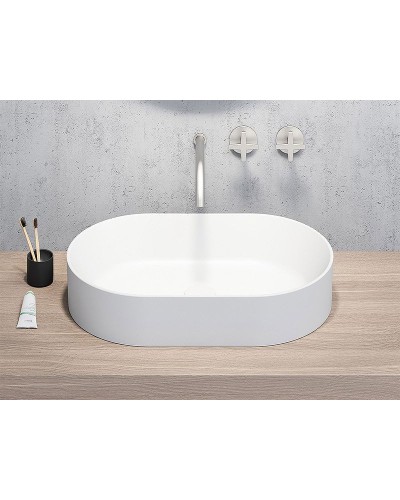 Раковина-чаша GSI Kube X 60 945809 Белая матовая