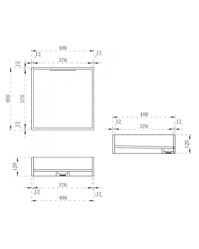Раковина-чаша Abber Blitz 40 AS2502GB Белый мрамор