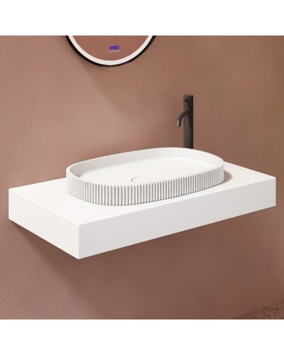 Раковина-чаша Abber Stein 55 AS2601 Белая