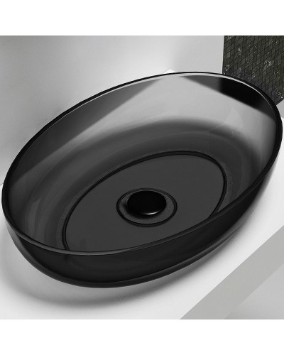 Раковина-чаша Abber Kristall 60 AT2801Onyx Черная