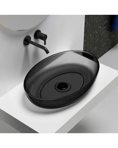 Раковина-чаша Abber Kristall 60 AT2801Onyx Черная