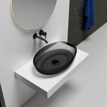 Раковина-чаша Abber Kristall 60 AT2801Onyx Черная