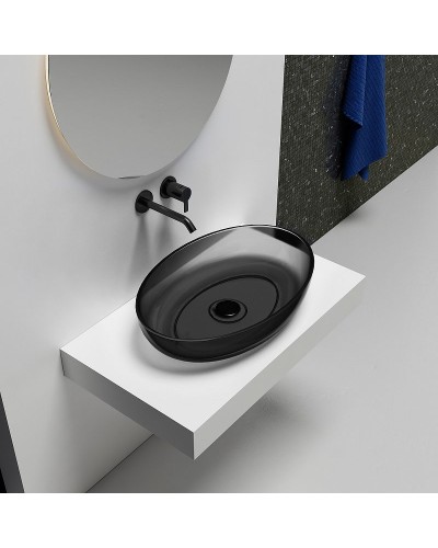 Раковина-чаша Abber Kristall 60 AT2801Onyx Черная