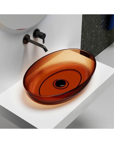 Раковина-чаша Abber Kristall 60 AT2801Opal Коричневая