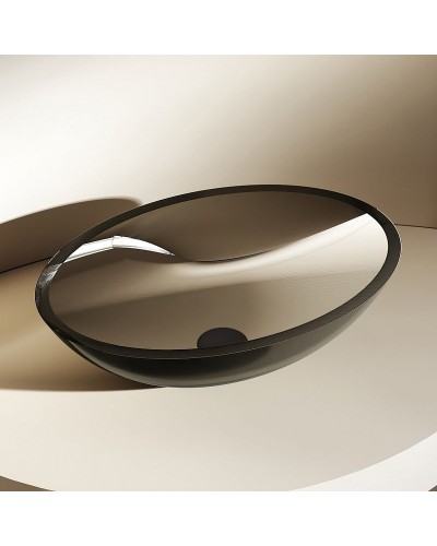 Раковина-чаша Abber Kristall 50 AT2802Onyx Черная