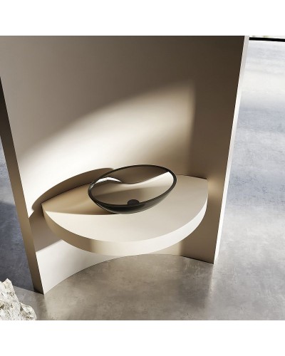 Раковина-чаша Abber Kristall 50 AT2802Onyx Черная