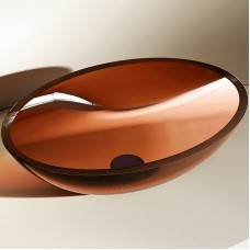 Раковина-чаша Abber Kristall 50 AT2802Opal Коричневая