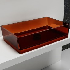 Раковина-чаша Abber Kristall 60 AT2803Opal Коричневая