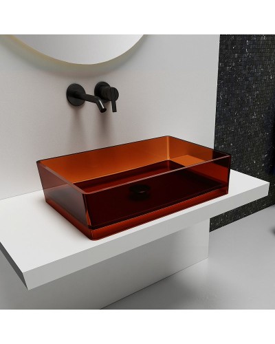 Раковина-чаша Abber Kristall 60 AT2803Opal Коричневая