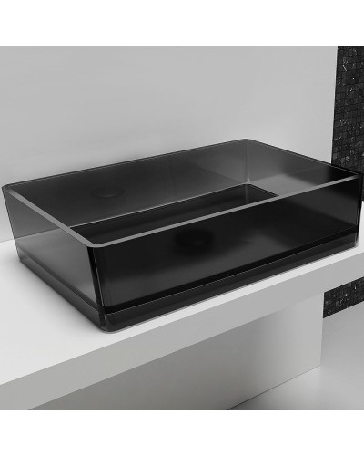 Раковина-чаша Abber Kristall 60 AT2803Onyx Черная