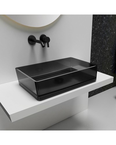 Раковина-чаша Abber Kristall 60 AT2803Onyx Черная