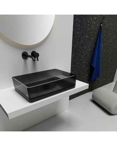 Раковина-чаша Abber Kristall 60 AT2803Onyx Черная