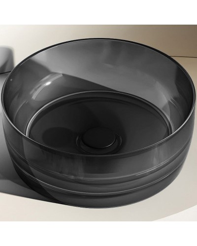 Раковина-чаша Abber Kristall 40 AT2804Onyx Черная