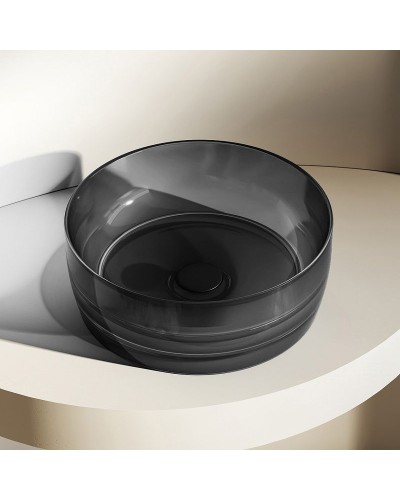 Раковина-чаша Abber Kristall 40 AT2804Onyx Черная