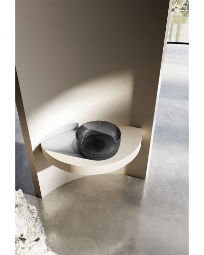 Раковина-чаша Abber Kristall 40 AT2804Onyx Черная