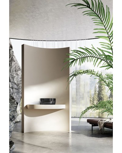 Раковина-чаша Abber Kristall 40 AT2804Onyx Черная