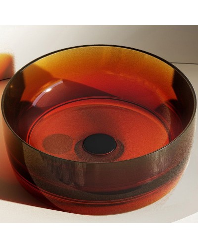 Раковина-чаша Abber Kristall 40 AT2804Opal Коричневая