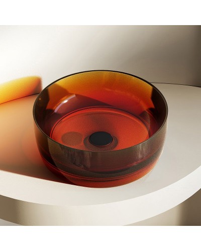 Раковина-чаша Abber Kristall 40 AT2804Opal Коричневая