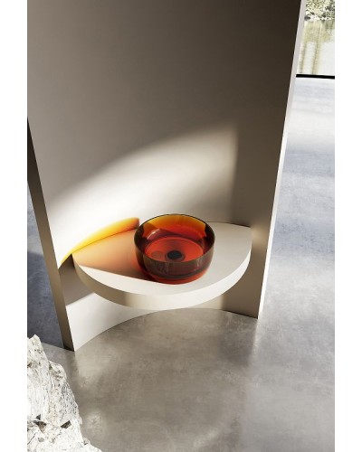 Раковина-чаша Abber Kristall 40 AT2804Opal Коричневая