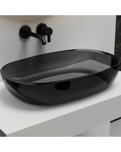 Раковина-чаша Abber Kristall 60 AT2805Onyx Черная