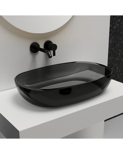 Раковина-чаша Abber Kristall 60 AT2805Onyx Черная