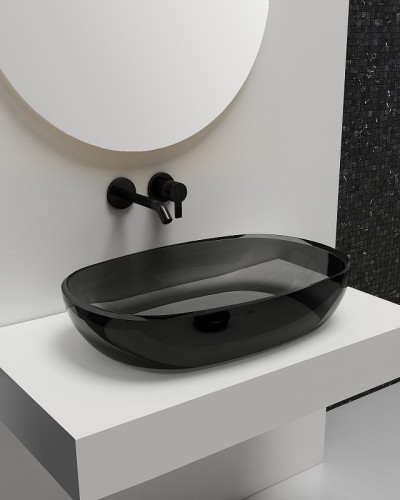 Раковина-чаша Abber Kristall 60 AT2805Onyx Черная