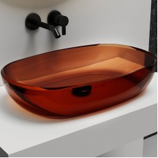 Раковина-чаша Abber Kristall 60 AT2805Opal Коричневая