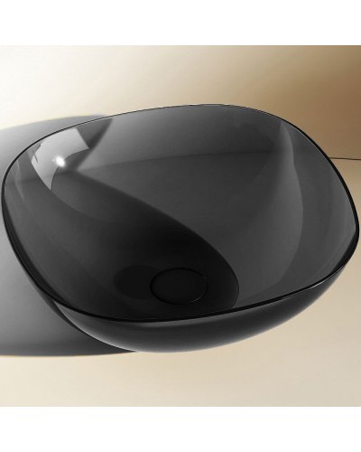 Раковина-чаша Abber Kristall 43 AT2806Onyx Черная