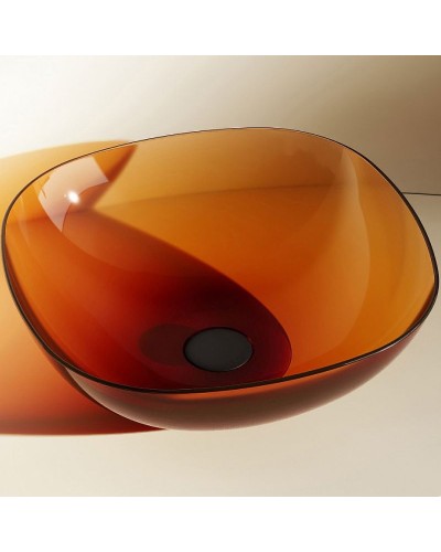 Раковина-чаша Abber Kristall 43 AT2806Opal Коричневый