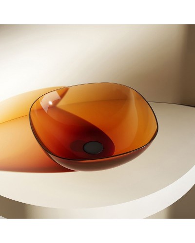 Раковина-чаша Abber Kristall 43 AT2806Opal Коричневый