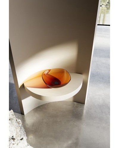 Раковина-чаша Abber Kristall 43 AT2806Opal Коричневый