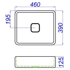 Раковина 46х39 см Aqwella 5 Stars Джой 641945