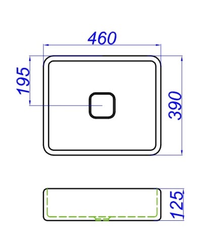 Раковина 46х39 см Aqwella 5 Stars Джой 641945