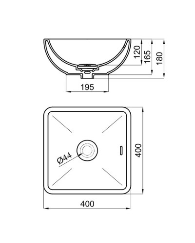 Раковина 40x40 см Noken Forma Square N399999660