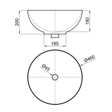 Раковина 46x46 см Noken Lounge N379000024