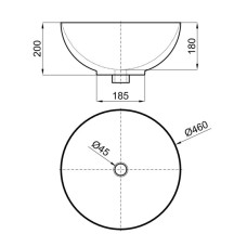 Раковина 46x46 см Noken Lounge N379000024