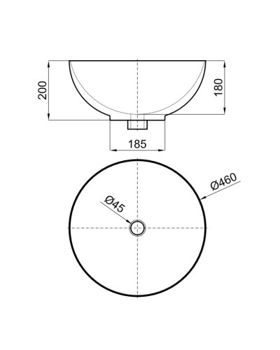 Раковина 46x46 см Noken Lounge N379000024