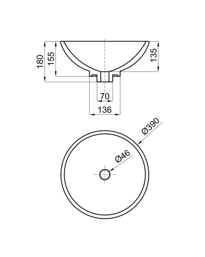 Раковина 40x40 см Noken Options Glove II N396990857