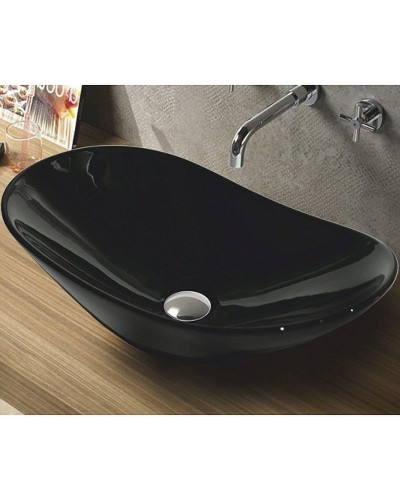 Раковина-чаша CeramaLux 60 7811АВ Черная глянцевая